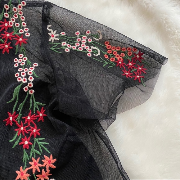 Zara kids black 2 layer top 11-12 - Picture 5 of 12